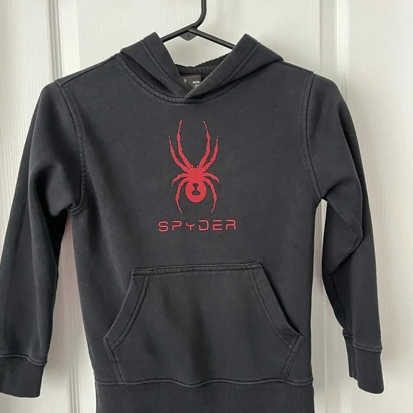 SPYDER KIDS HOODIES BUNDLE Athletic Sweatshirt | Black & Grey | Size 7/8 - Picture 7 of 10